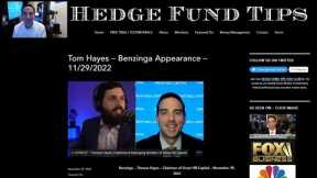 Hedge Fund Tips with Tom Hayes - VideoCast - Episode 163 - December 1, 2022