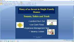 Multifamily Investing Event Live Webinar. Buying apartment buildings.
