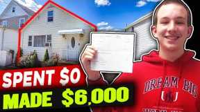 Real Estate Wholesaling for Beginners with NO MONEY [My 1st Deal Explained]