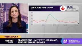Blackstone stock falls after limiting real estate fund withdrawals