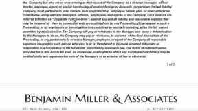 Multifamily Investing Operating Agreements and Clauses Right to Indemnification