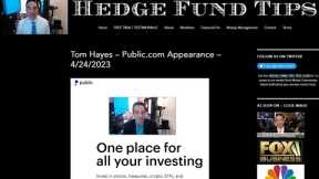 Hedge Fund Tips with Tom Hayes - VideoCast - Episode 184 - April 27, 2023