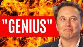 Elon Musk: “...I must be a real genius here, my timing is amazing...”