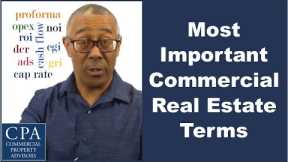 Most Important Commercial Real Estate Terms You Must Know