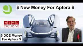 Financial Market Update. Aptera's New $20 Million Offering For Qualified Investors. DOE Loan Update.