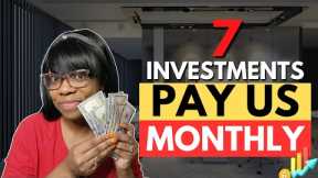 Top 7 Investments That Will Pay Your Bills Every Month ($5,000 Monthly)