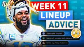 Week 11 Start or Sit Advice | Waiver Stashes, Trades and More (2023 Fantasy Football)