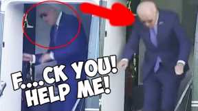 JOE BIDEN ALMOST FELL OFF THE PLANE! I'm ashamed TO WATCH THIS!