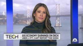 Gig economy earnings on deck: Uber, Lyft, Cart report this week