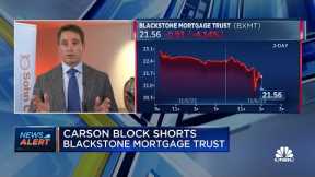 Carson Block shorts Blackstone Mortgage Trust, here's why