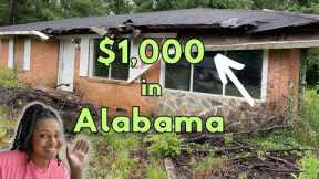 How much Real Estate $1,000 gets you in Alabama!?