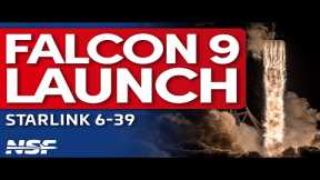 SpaceX Falcon 9 Launches Starlink 6-39