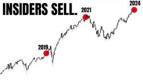 Insiders Are Selling At Multi Year Highs...