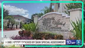 Homeowners in this Pinellas County HOA shocked by $60k special assessment request