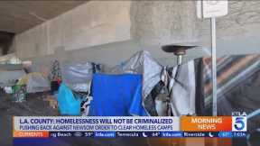 Los Angeles officials oppose Newsom’s push to clear encampments 