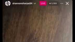 shannon sharpe live video