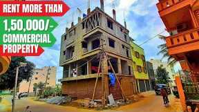 RENT more than 1.5 Lacs◇Commercial Property for sale in Bangalore◇Standalone building◇Prithvi Nivasi