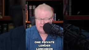 Raise Capital Fast_ Private Lender Luncheon Strategy Revealed! #shorts s