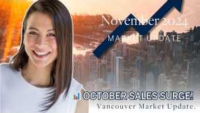 🏡 November 2024 Vancouver Market Update: Sales Surge & Changing Market Dynamics!