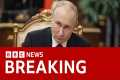Putin says Russia hit Ukraine with