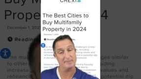 Best Cities to Buy Multifamily Property in 2024  #realestate @Crexi