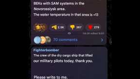 Russian Helicopter Likely Shot Down at Novorossiysk by Marine Drone & SAM Launches Near Kerch Bridge