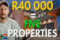 I Bought 5 properties for R40 000 in