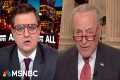'I knew I'd get criticized': Schumer