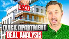 How To Analyze and apartment building | Multifamily Investing