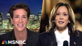 ‘Damn good speech’: Maddow reacts to Harris' closing argument remarks