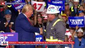 🇺🇸 Donald Trump stunned by Pro-American Energy activist at rally in Johnstown, Pennsylvania [CC]