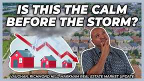 Is This The Calm Before The Storm? (York Region Real Estate Market Update)