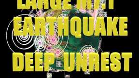 7/10/2024 -- Large M7.1 Earthquake deep below West Pacific -- New seismic unrest due