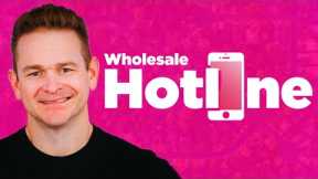 #262 Wholesale Hotline | LIVE Real Estate Investing Q&A