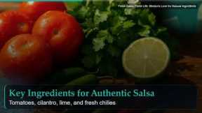 Fresh Salsa, Fresh Life: Mexico's Love for Natural Ingredients